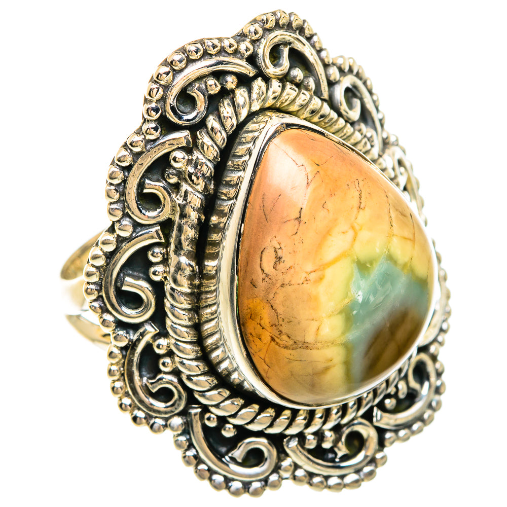 Willow Creek Jasper Rings handcrafted by Anasilvercos - RING81415