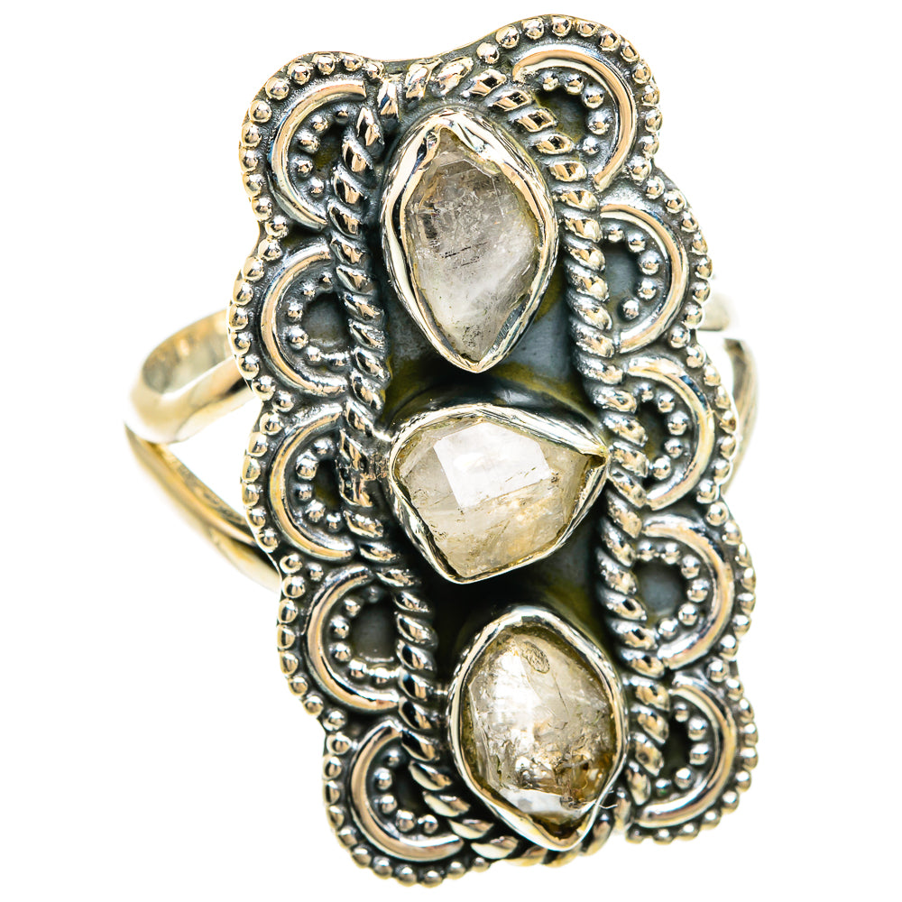 Herkimer Diamond Rings handcrafted by Anasilvercos - RING81432