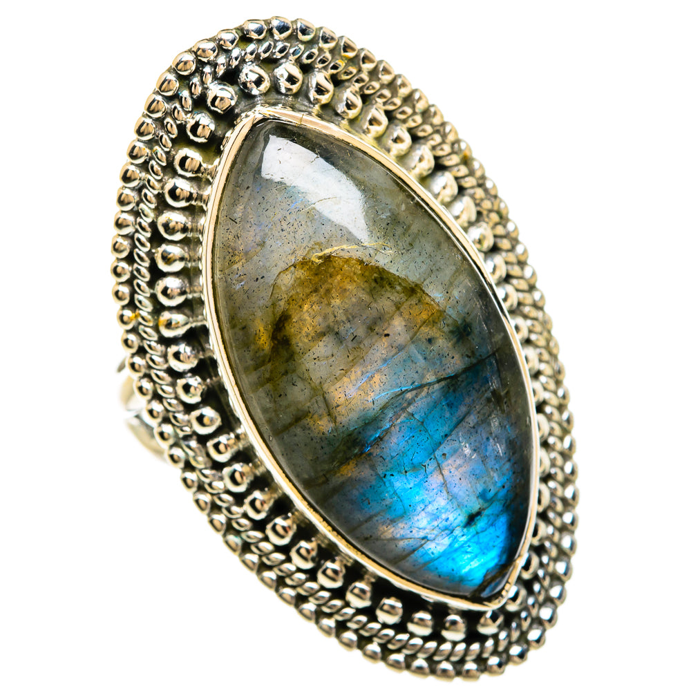 Labradorite Rings handcrafted by Anasilvercos - RING81440