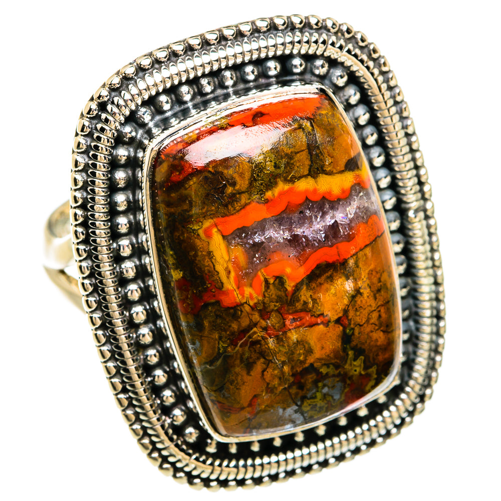 Moroccan Agate Rings handcrafted by Anasilvercos - RING81450