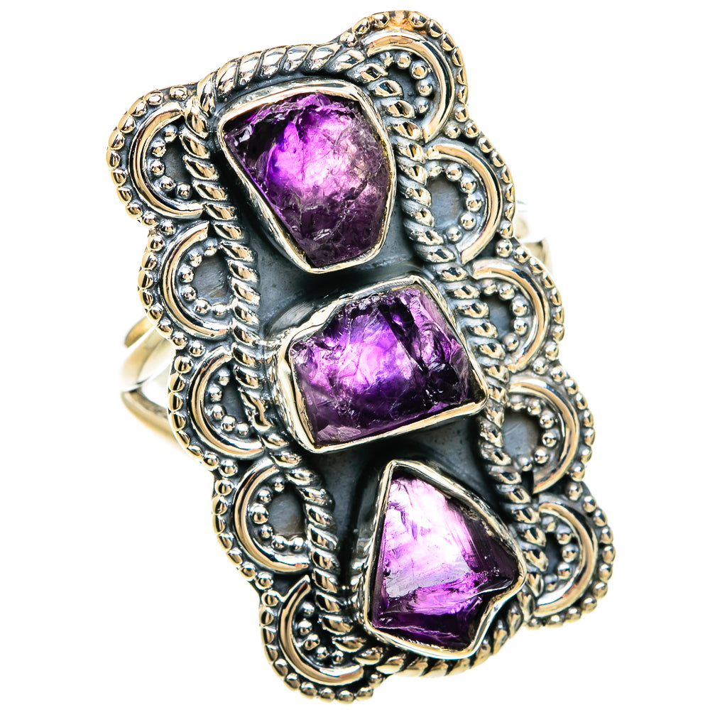 Amethyst Rings handcrafted by Anasilvercos - RING81454