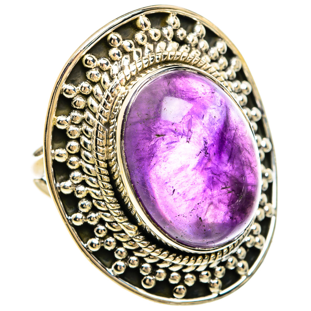 Amethyst Rings handcrafted by Anasilvercos - RING81455