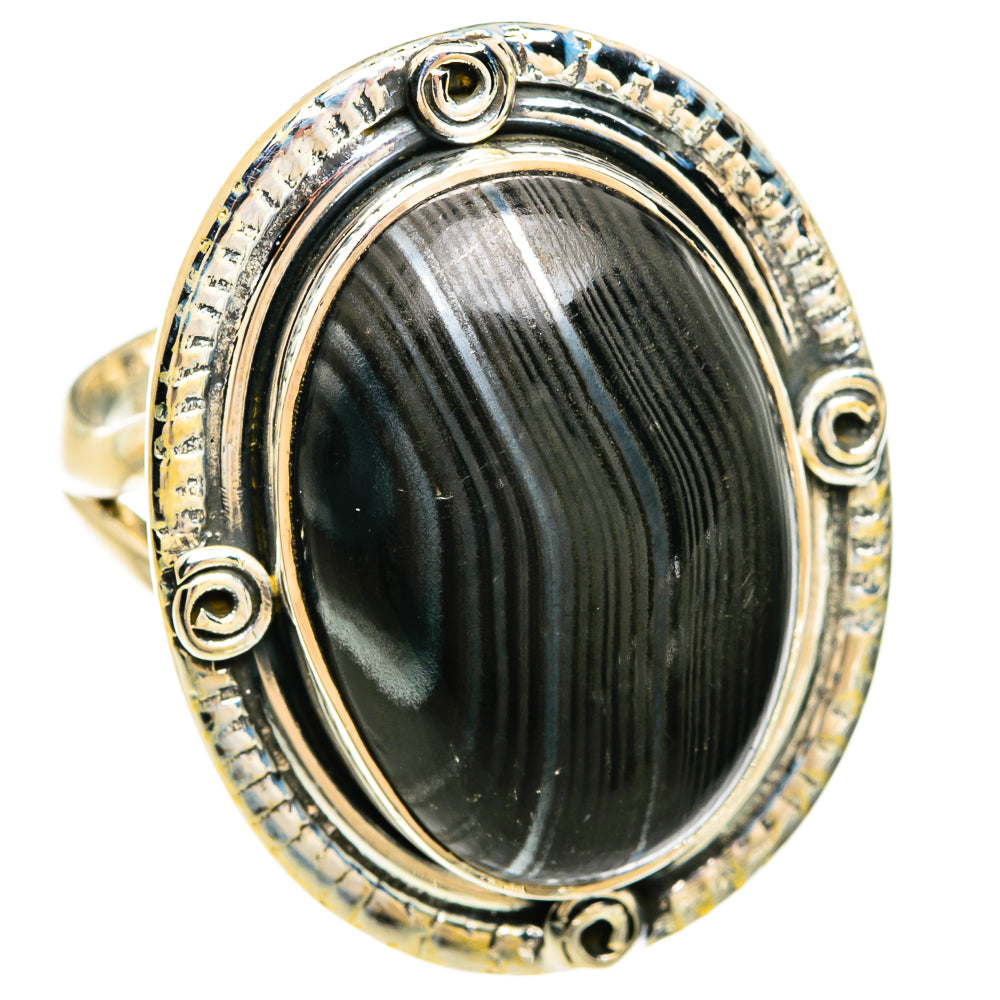Psilomelane Rings handcrafted by Anasilvercos - RING81462 - Photo 2