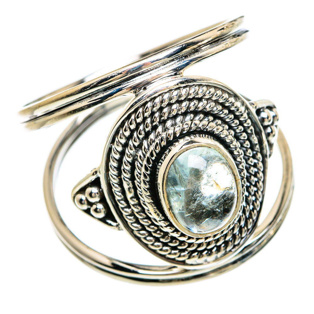 Aquamarine Rings handcrafted by Anasilvercos - RING81468