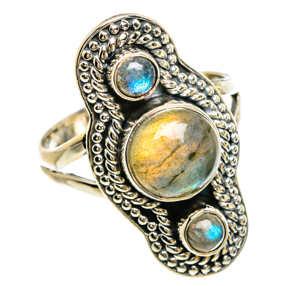Labradorite Rings handcrafted by Anasilvercos - RING81470