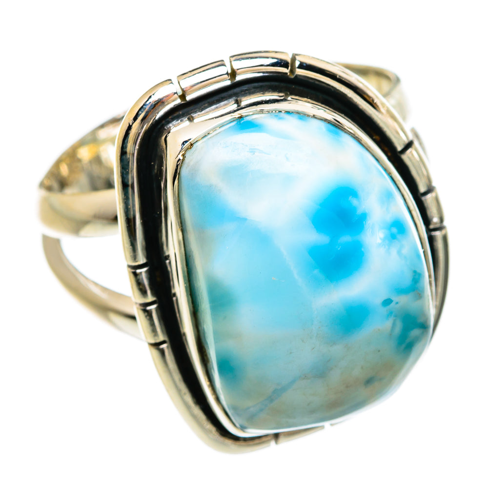Larimar Rings handcrafted by Anasilvercos - RING81473