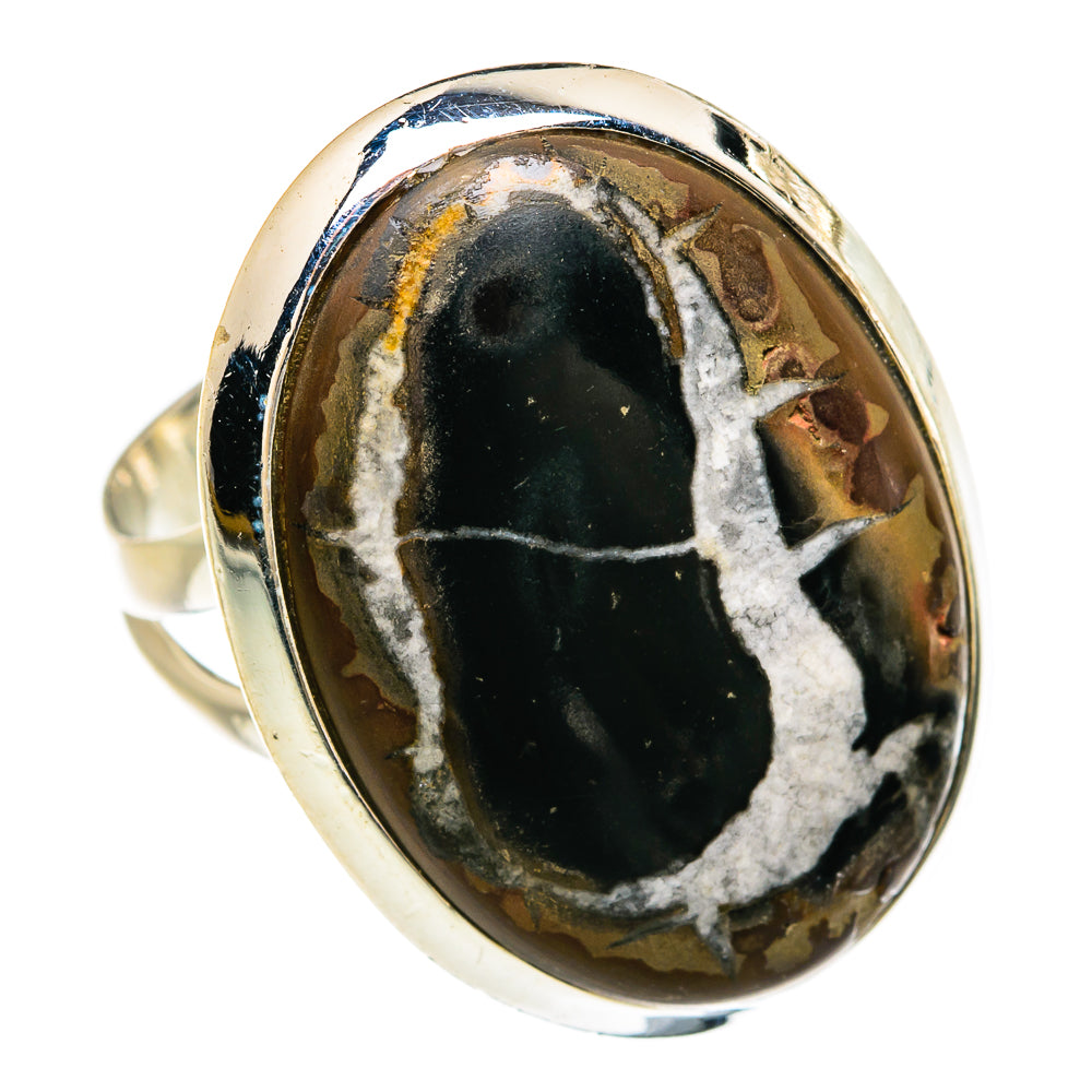 Septarian Geode Rings handcrafted by Anasilvercos - RING81479