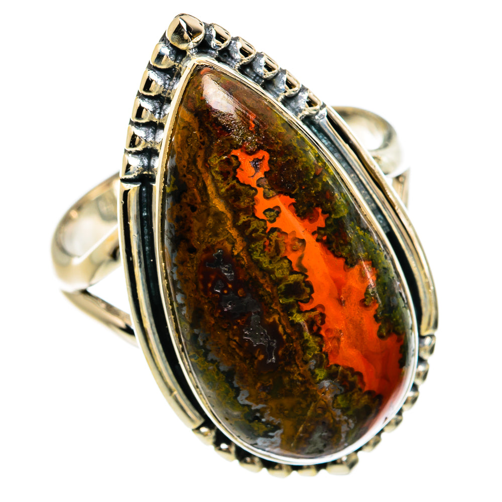 Moroccan Agate Rings handcrafted by Anasilvercos - RING81480