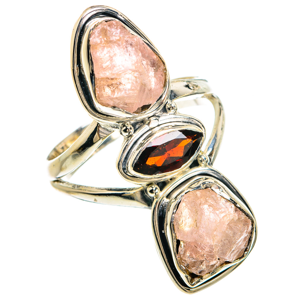 Rose Quartz Rings handcrafted by Anasilvercos - RING81484