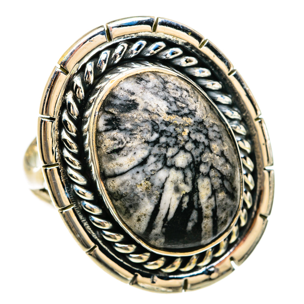 Chrysanthemum Stone Rings handcrafted by Anasilvercos - RING81492