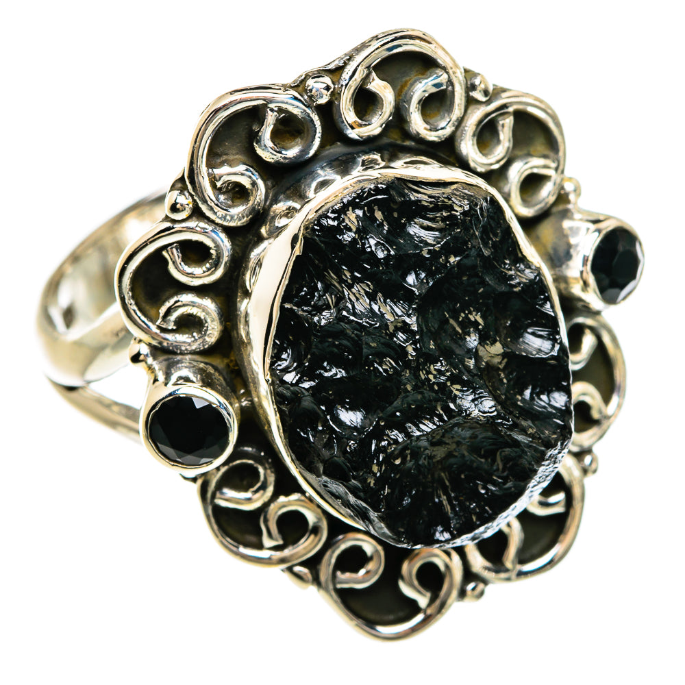 Black Tourmaline Rings handcrafted by Anasilvercos - RING81493