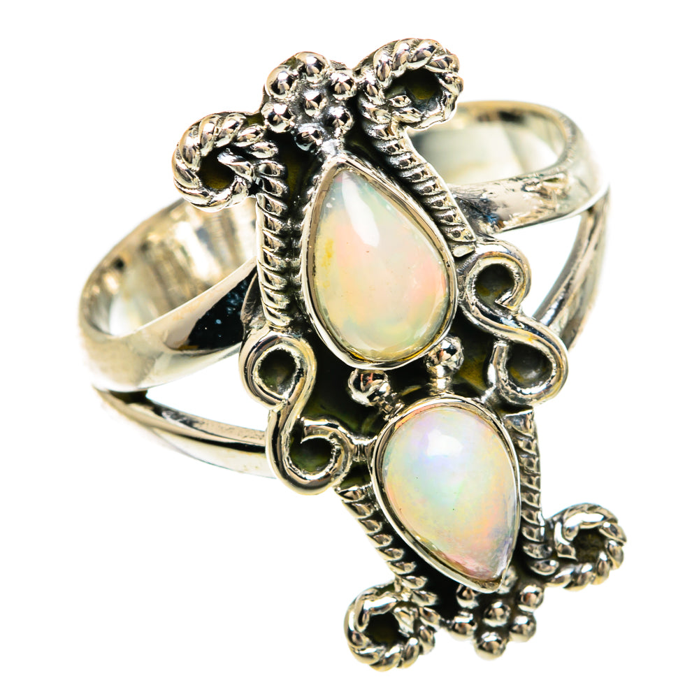 Ethiopian Opal Rings handcrafted by Anasilvercos - RING81497