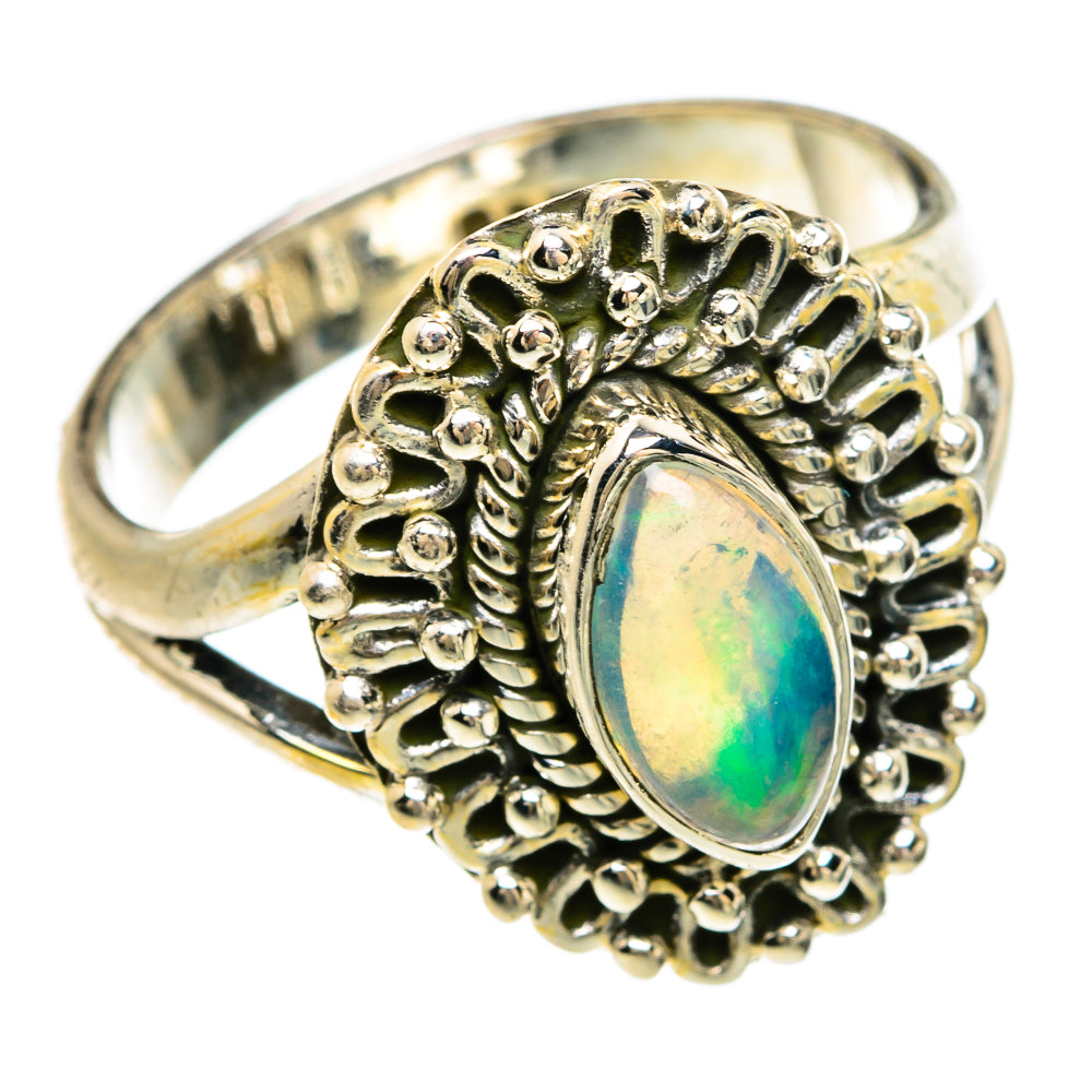 Ethiopian Opal Rings handcrafted by Anasilvercos - RING81498