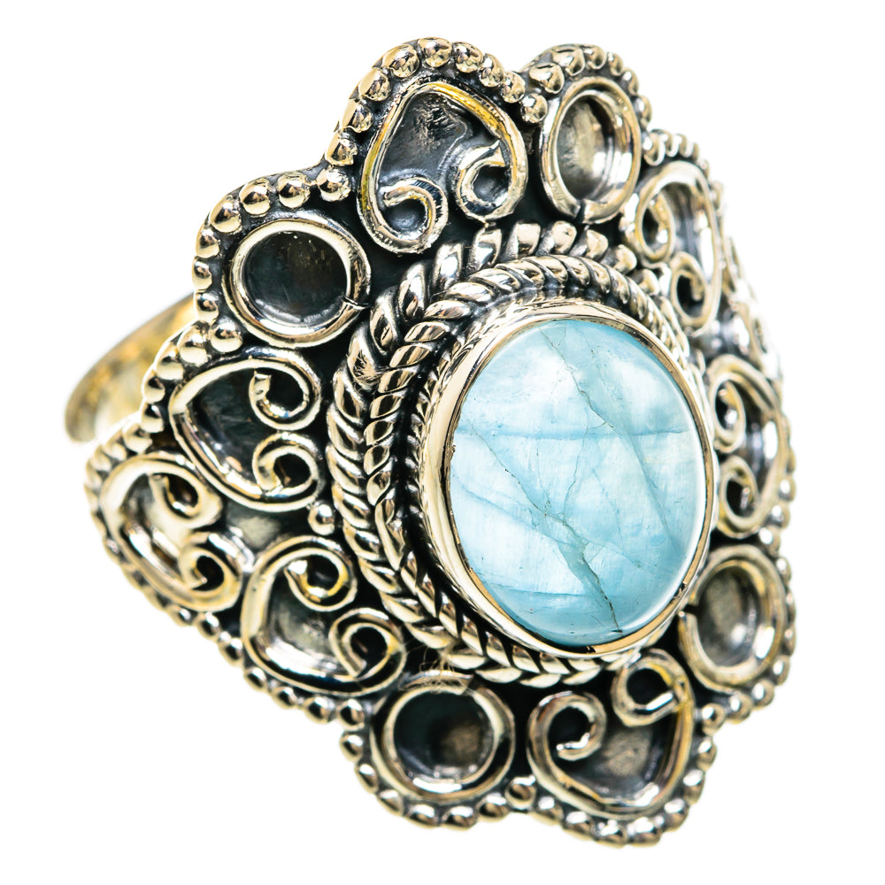 Aquamarine Rings handcrafted by Anasilvercos - RING81507