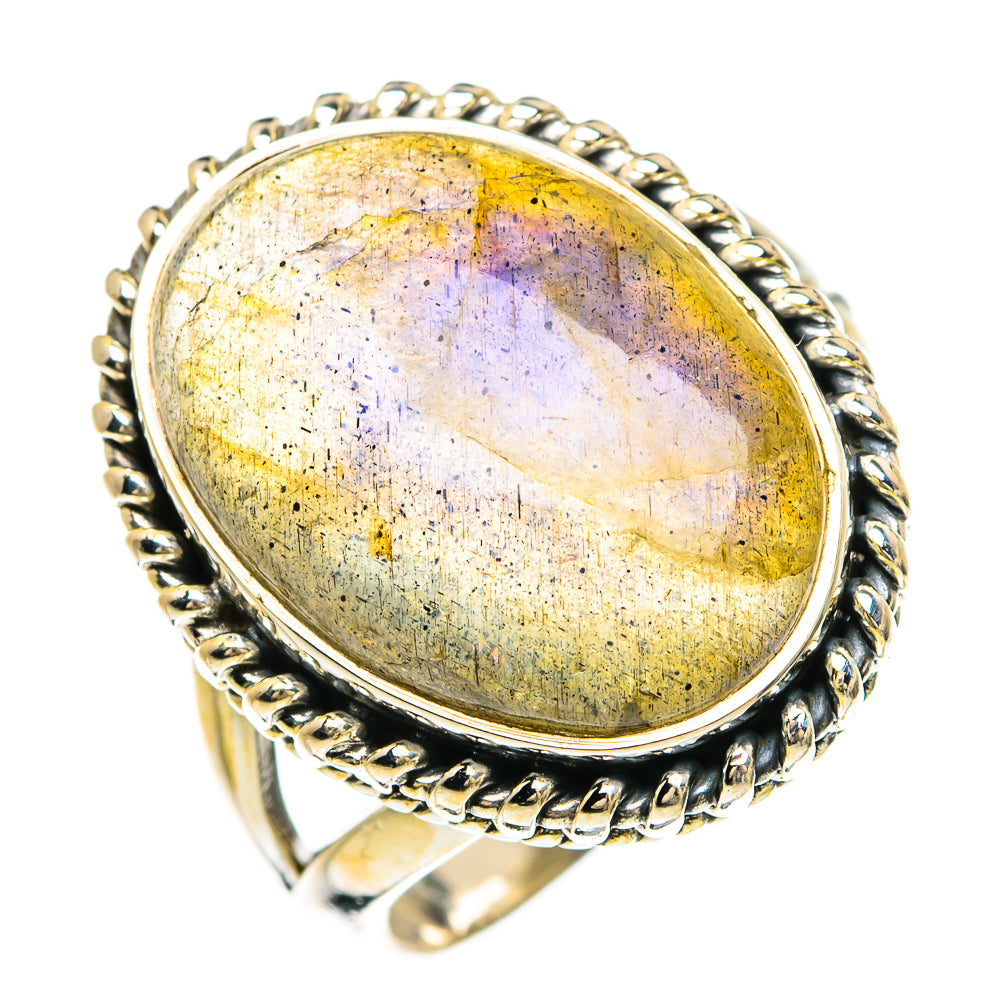 Labradorite Rings handcrafted by Anasilvercos - RING81511