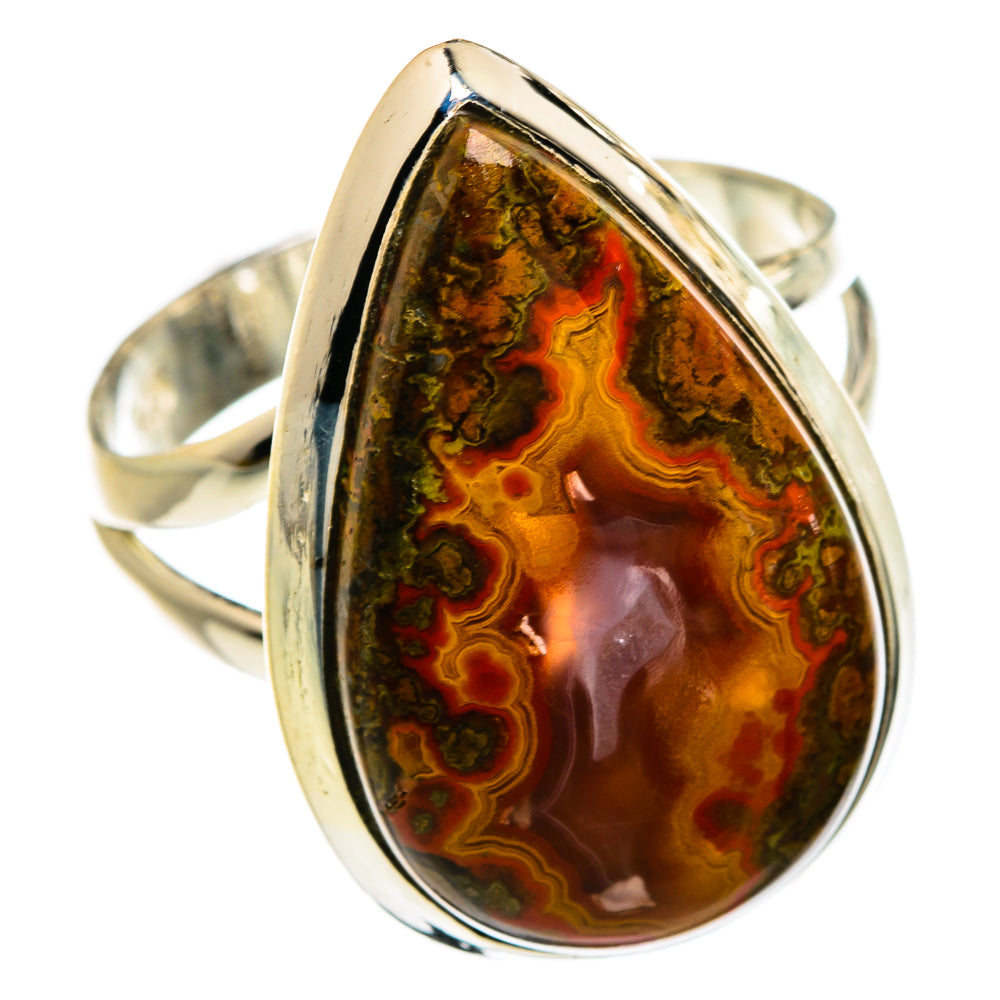Moroccan Agate Rings handcrafted by Anasilvercos - RING81516