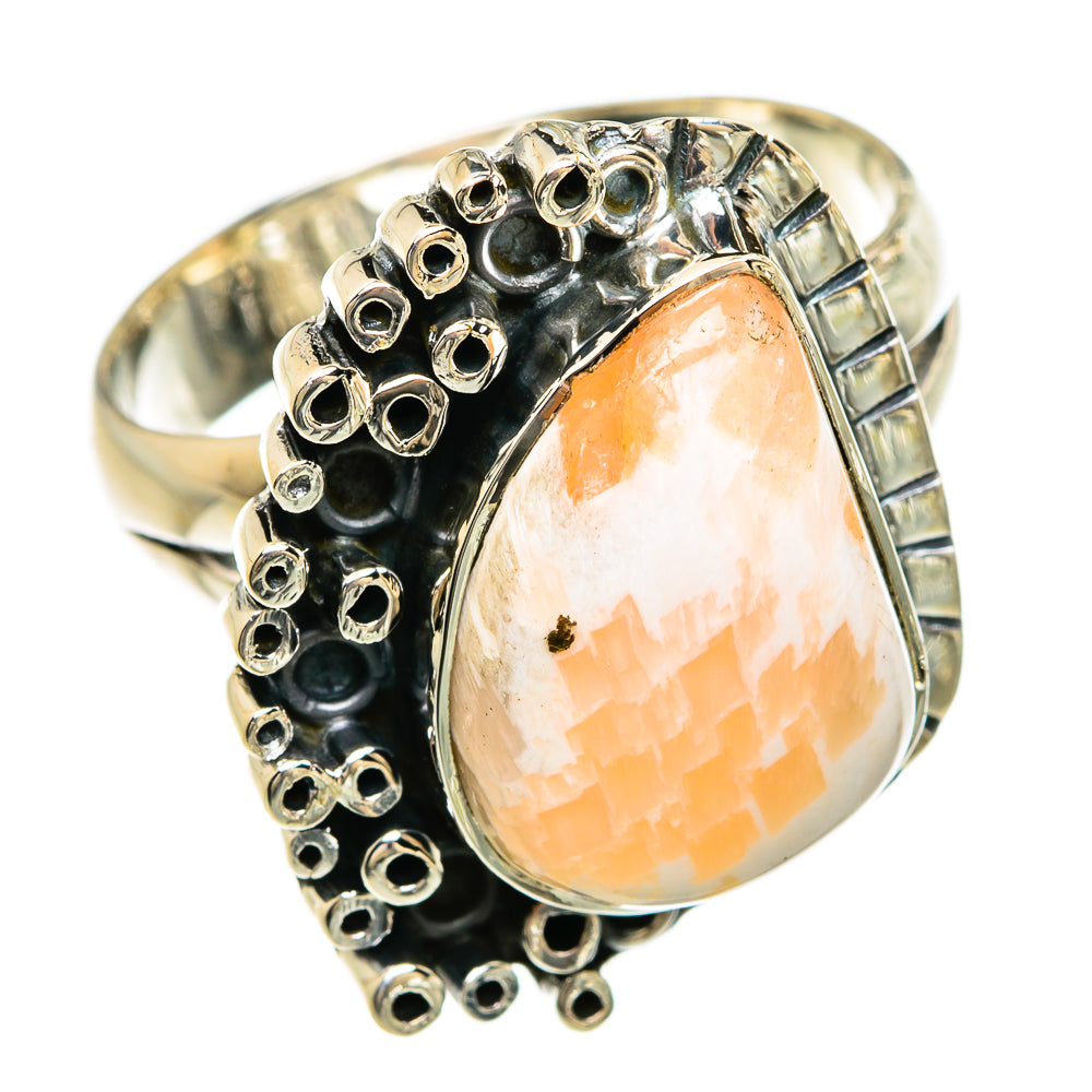 Scolecite Rings handcrafted by Anasilvercos - RING81518