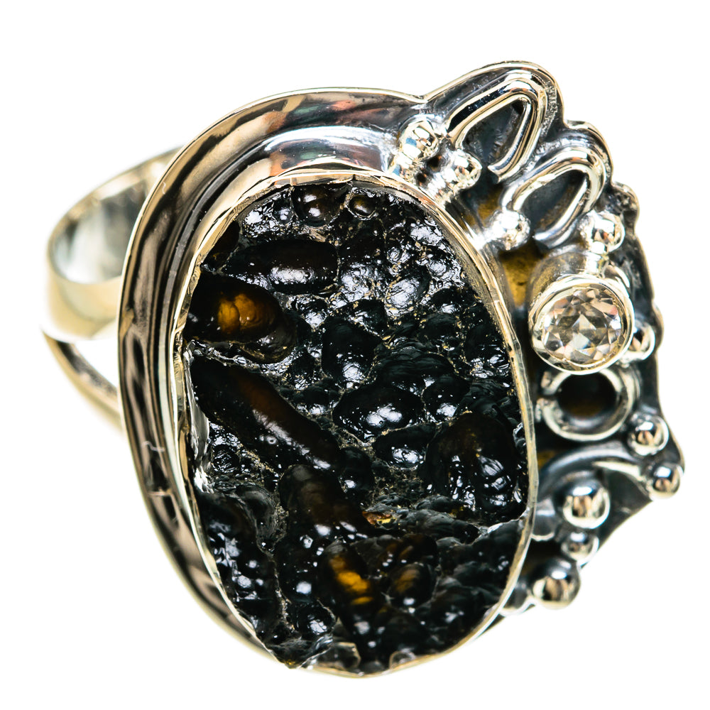 Tektite Rings handcrafted by Anasilvercos - RING81528