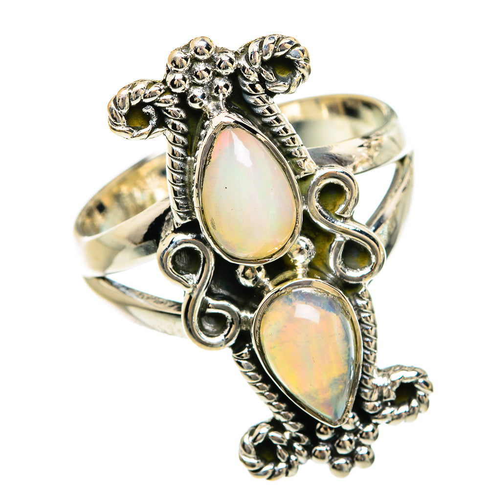 Ethiopian Opal Rings handcrafted by Anasilvercos - RING81534