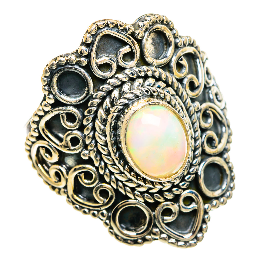 Ethiopian Opal Rings handcrafted by Anasilvercos - RING81535