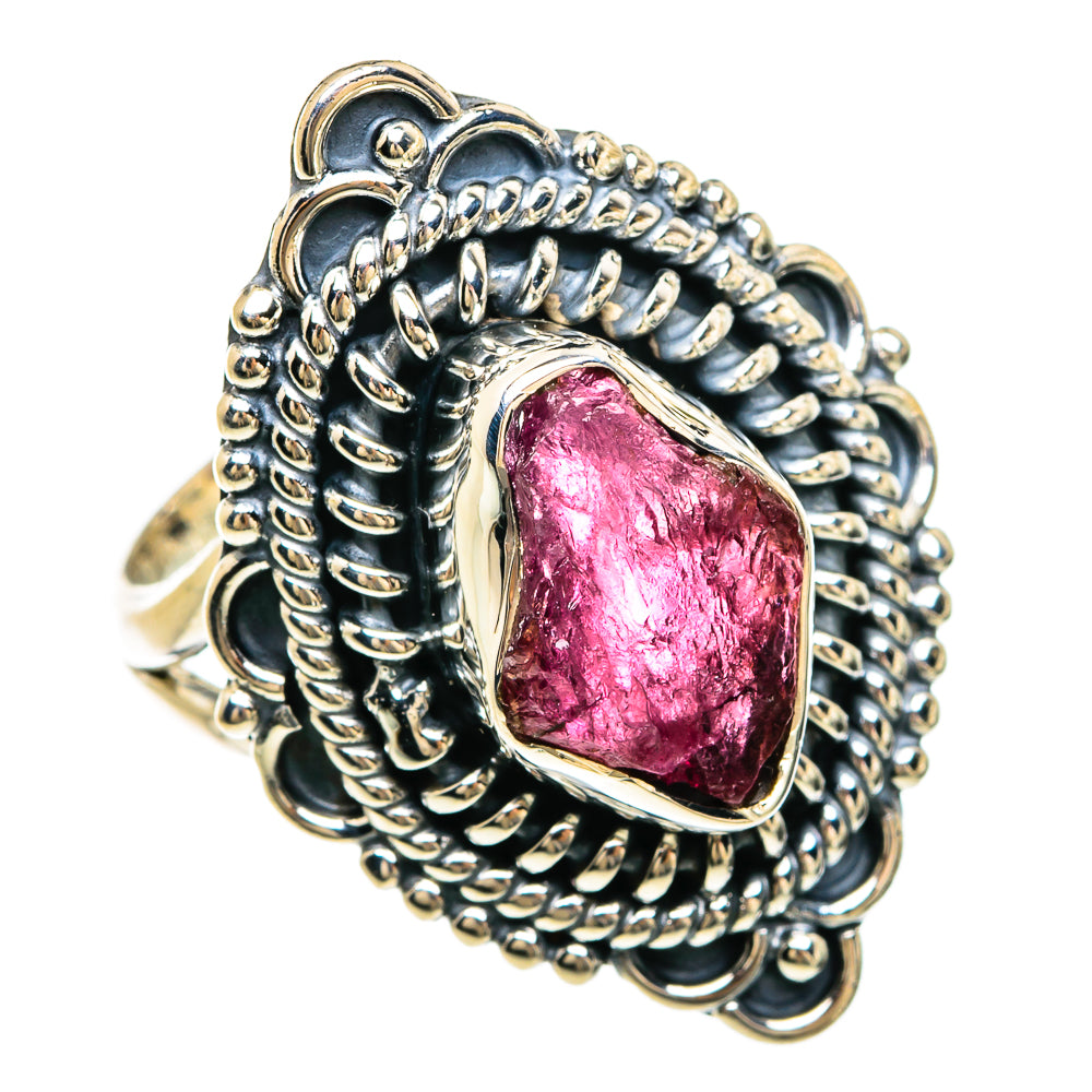 Pink Tourmaline Rings handcrafted by Anasilvercos - RING81557
