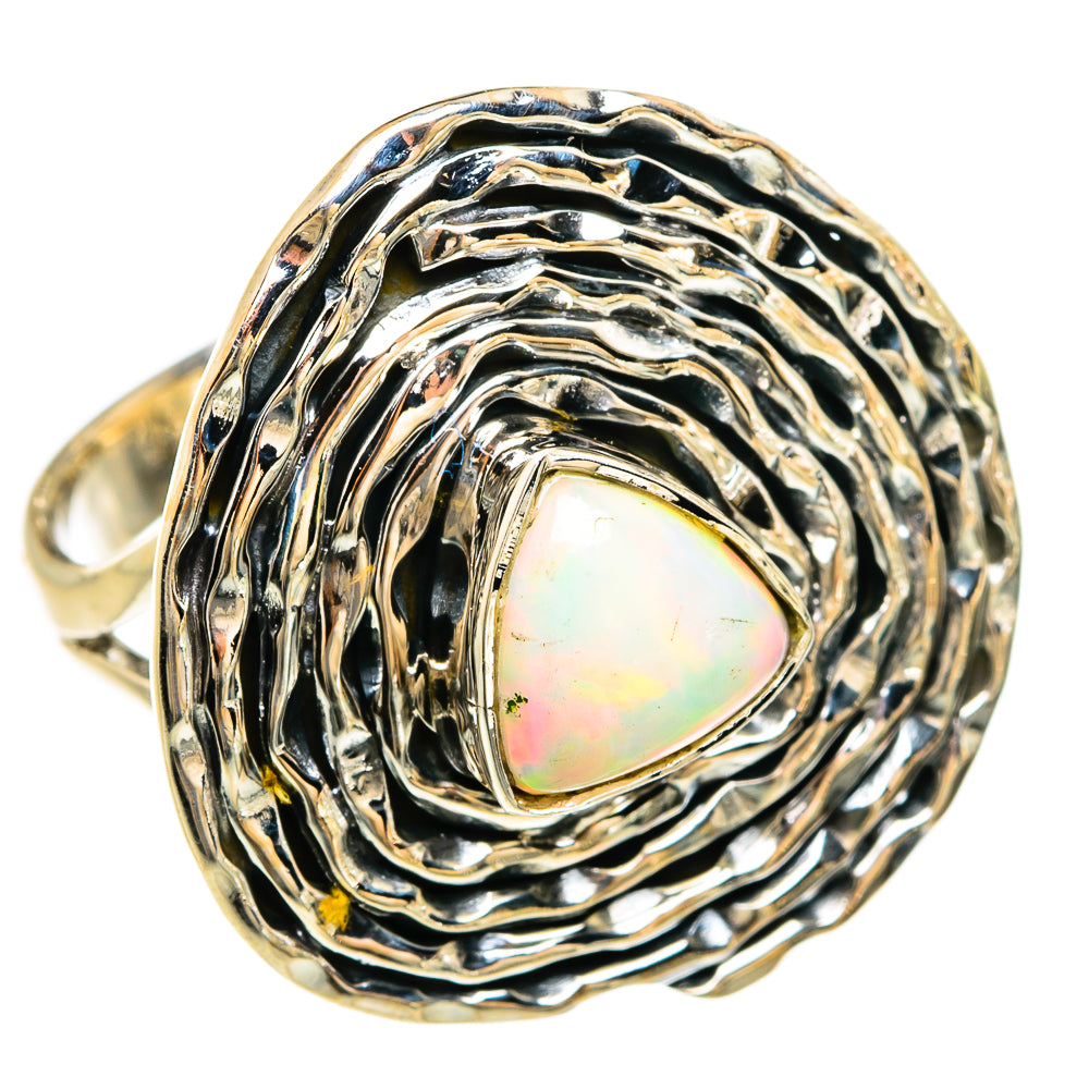 Ethiopian Opal Rings handcrafted by Anasilvercos - RING81569