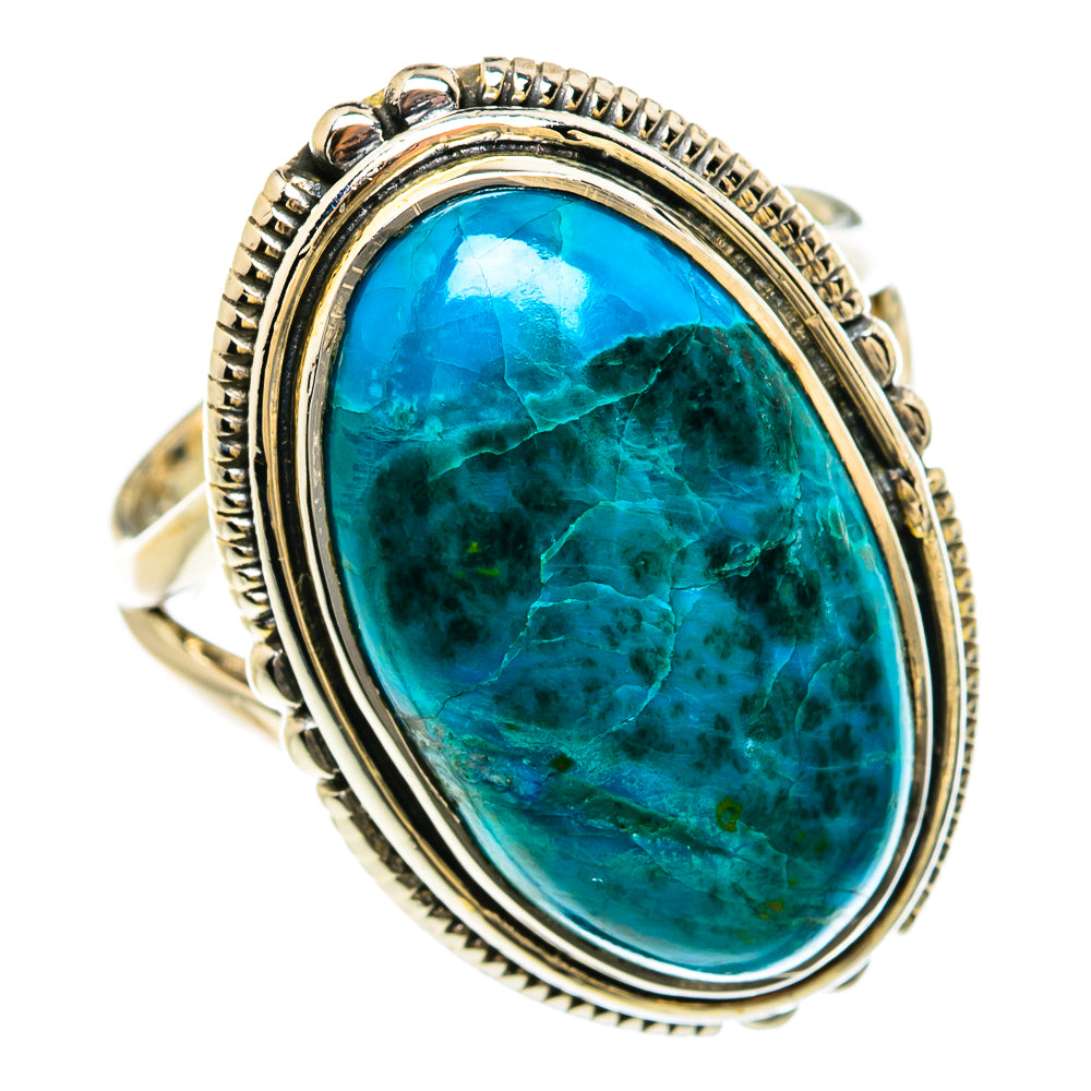 Chrysocolla Rings handcrafted by Anasilvercos - RING81575
