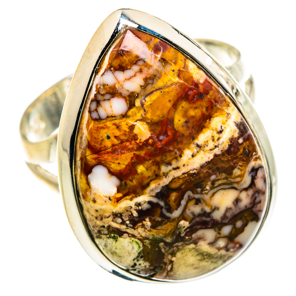 Ocean Jasper Rings handcrafted by Anasilvercos - RING81586