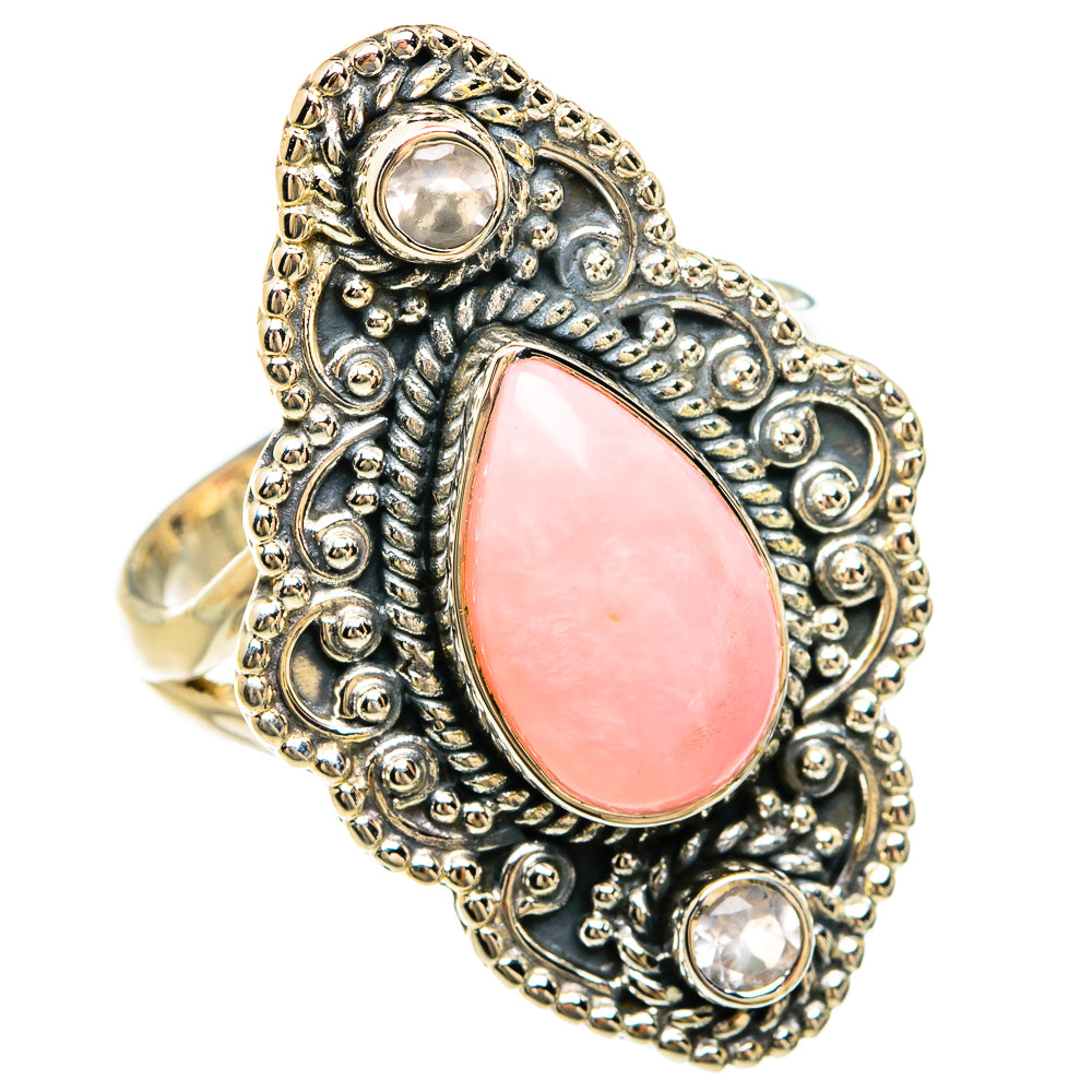 Pink Opal Rings handcrafted by Anasilvercos - RING81589