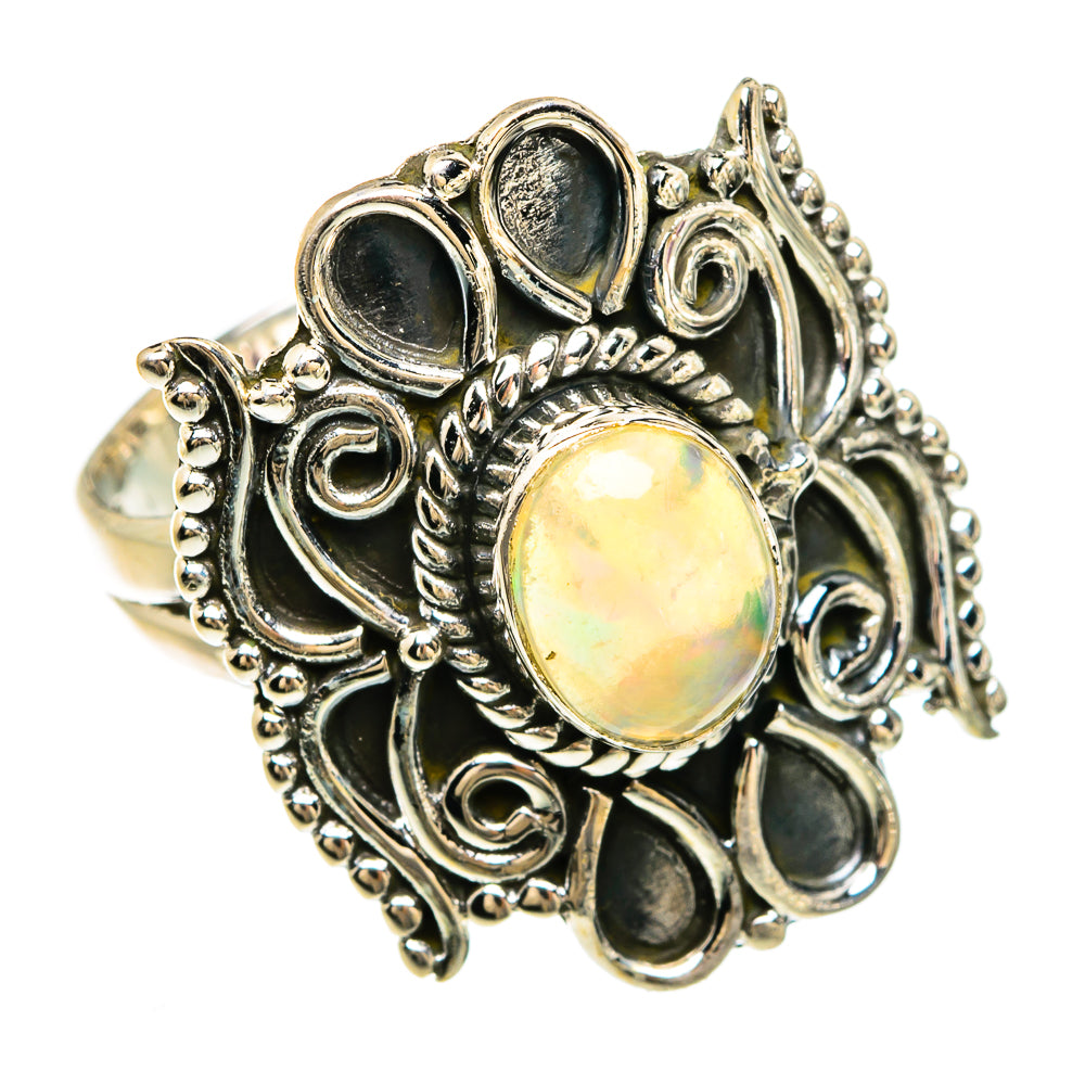 Ethiopian Opal Rings handcrafted by Anasilvercos - RING81600