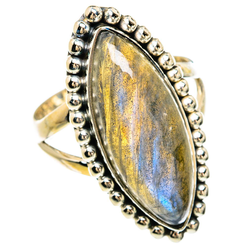 Labradorite Rings handcrafted by Anasilvercos - RING81603
