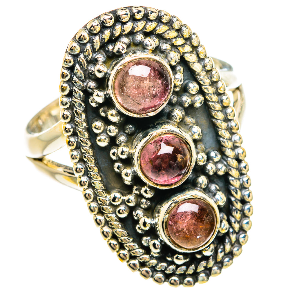 Pink Tourmaline Rings handcrafted by Anasilvercos - RING81618
