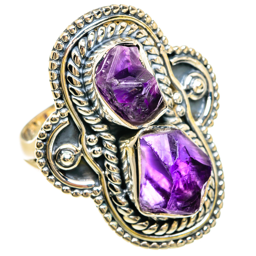 Amethyst Rings handcrafted by Anasilvercos - RING81622
