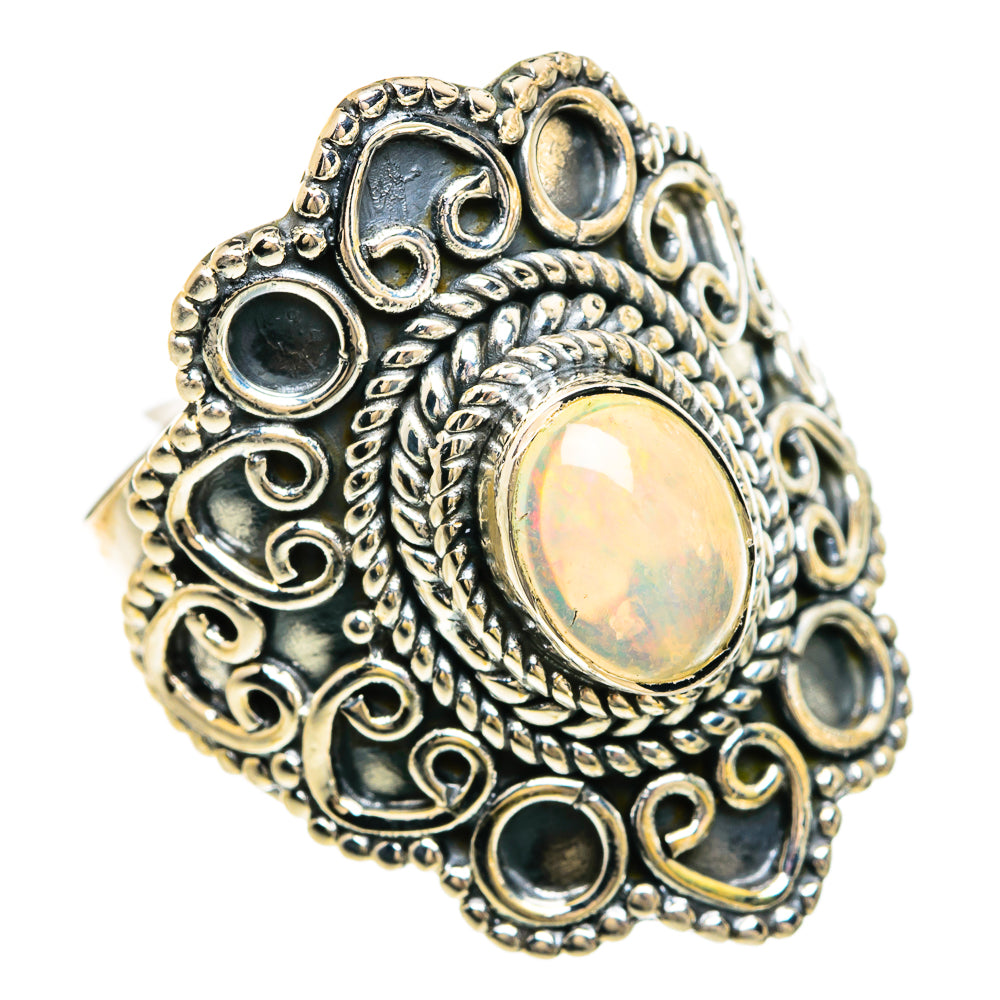 Ethiopian Opal Rings handcrafted by Anasilvercos - RING81632