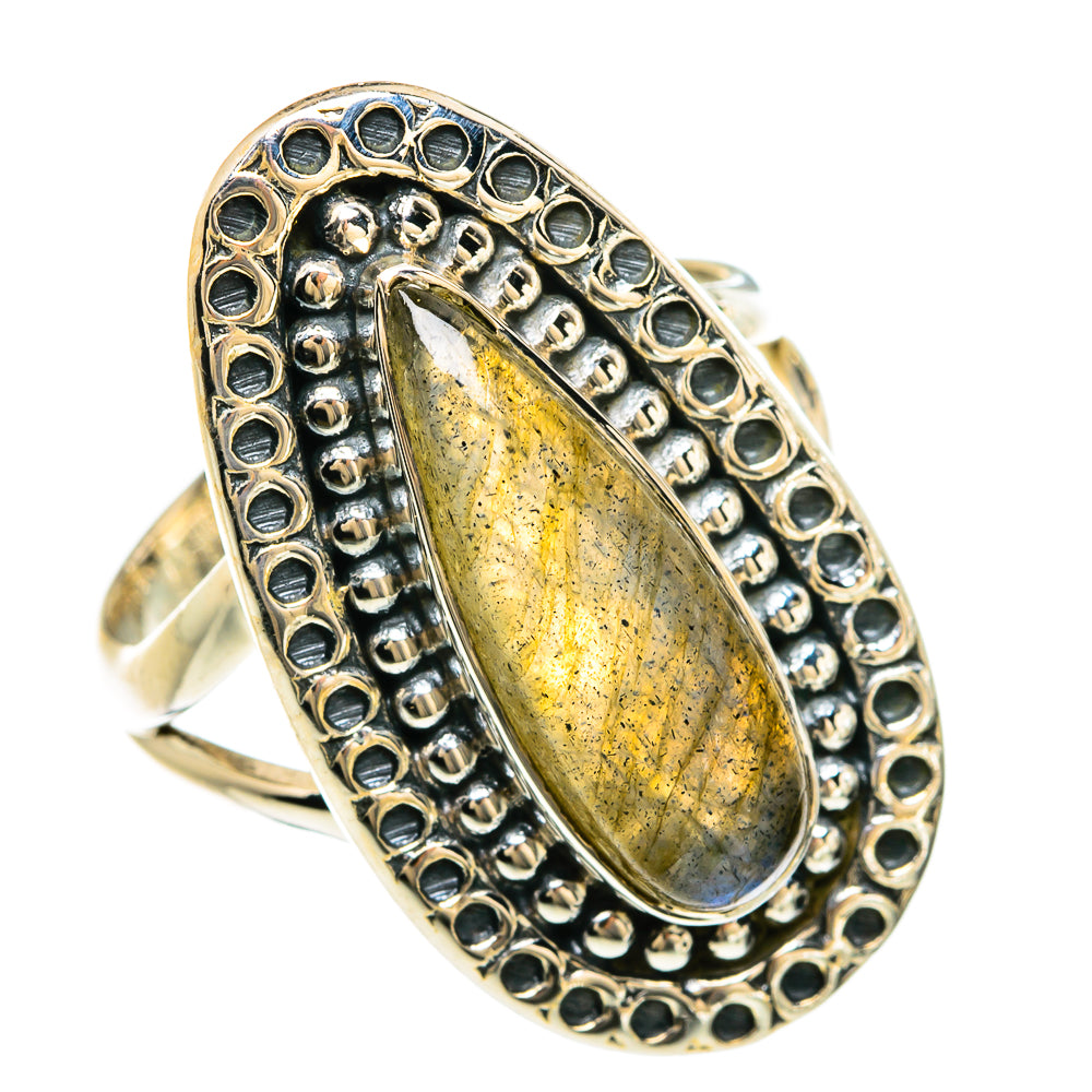 Labradorite Rings handcrafted by Anasilvercos - RING81633