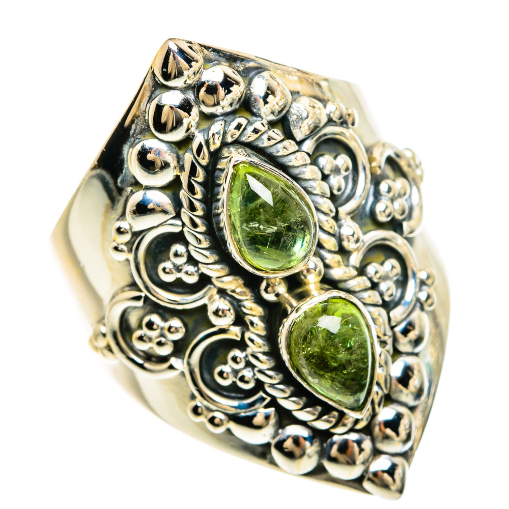 Peridot Rings handcrafted by Anasilvercos - RING81641