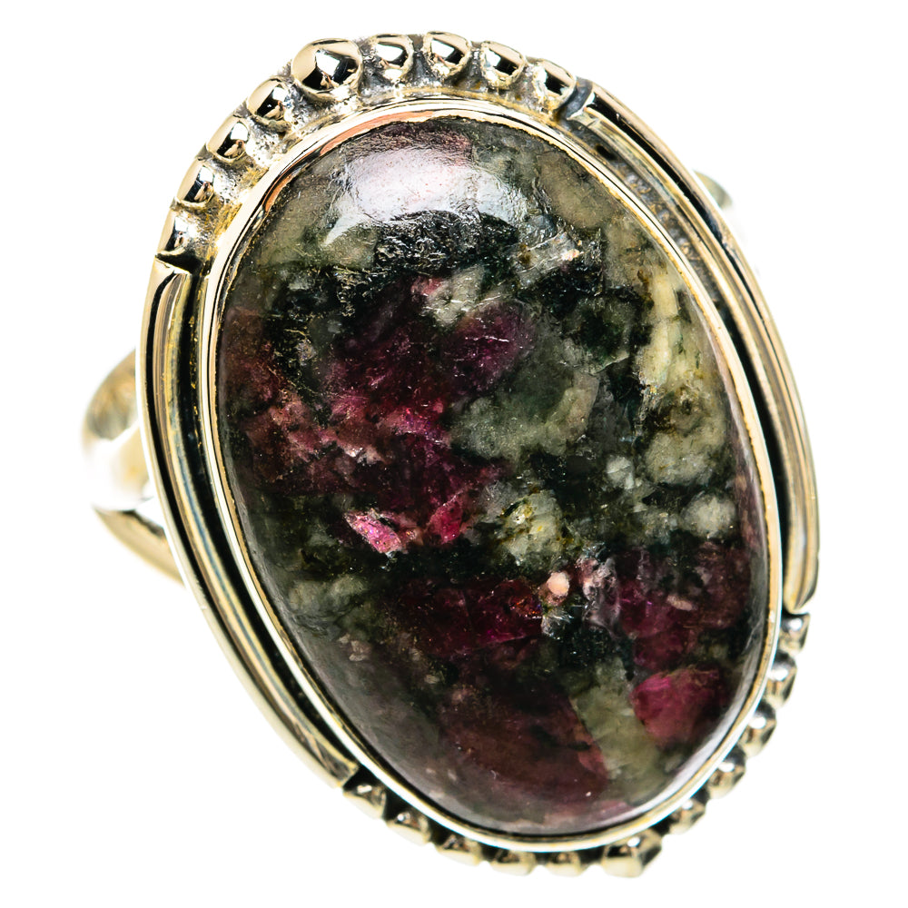 Russian Eudialyte Rings handcrafted by Anasilvercos - RING81649