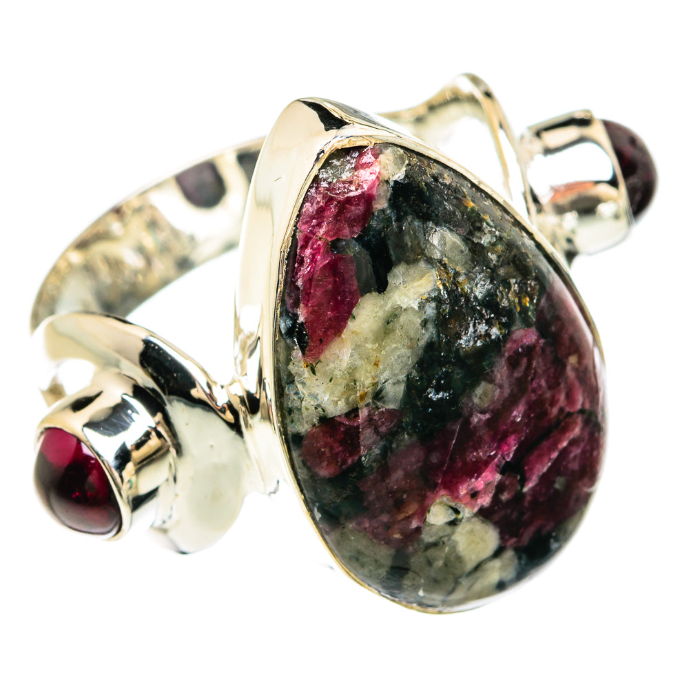Russian Eudialyte Rings handcrafted by Anasilvercos - RING81650