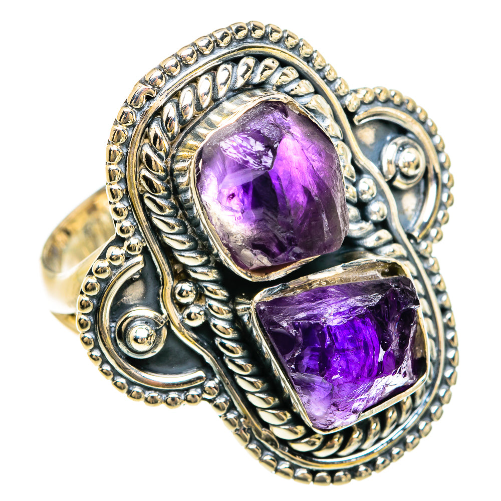 Amethyst Rings handcrafted by Anasilvercos - RING81653 - Photo 2