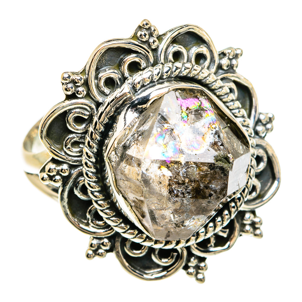 Herkimer Diamond Rings handcrafted by Anasilvercos - RING81654