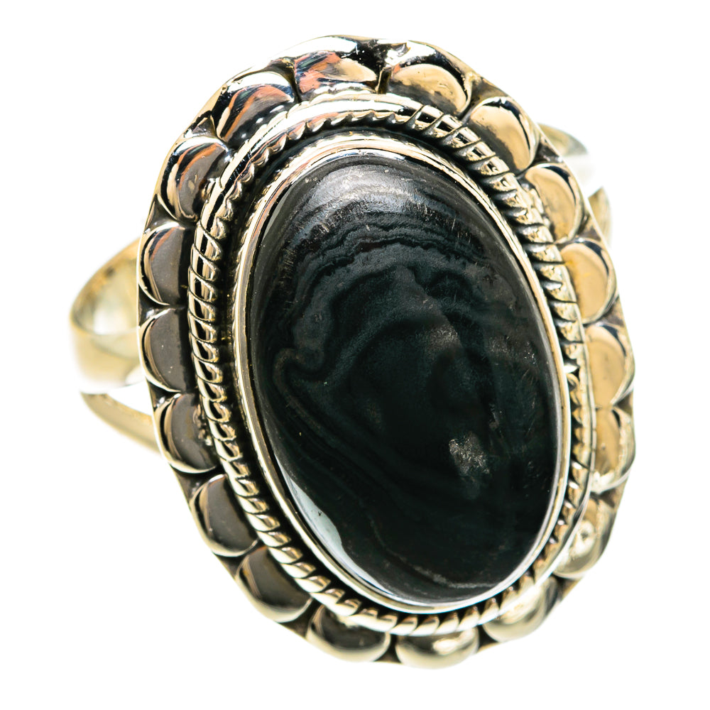 Psilomelane Rings handcrafted by Anasilvercos - RING81656 - Photo 2