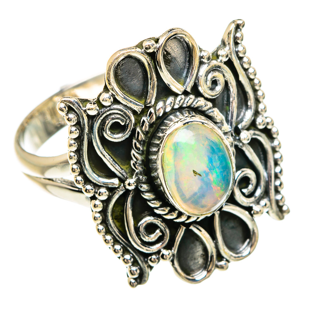 Ethiopian Opal Rings handcrafted by Anasilvercos - RING81661