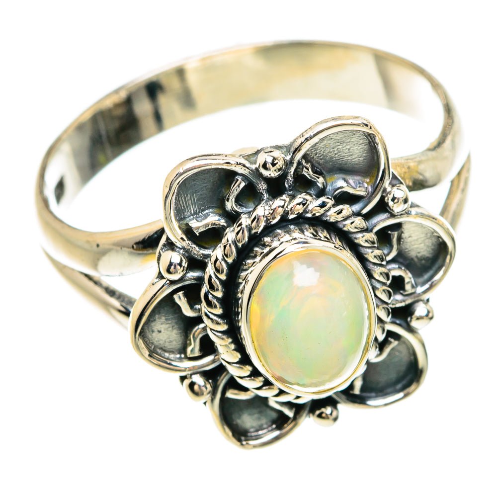 Ethiopian Opal Rings handcrafted by Anasilvercos - RING81662