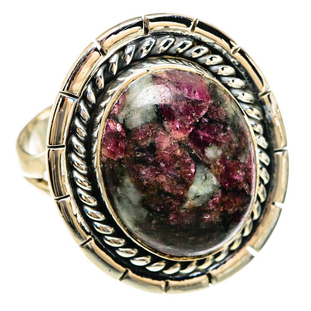 Russian Eudialyte Rings handcrafted by Anasilvercos - RING81666