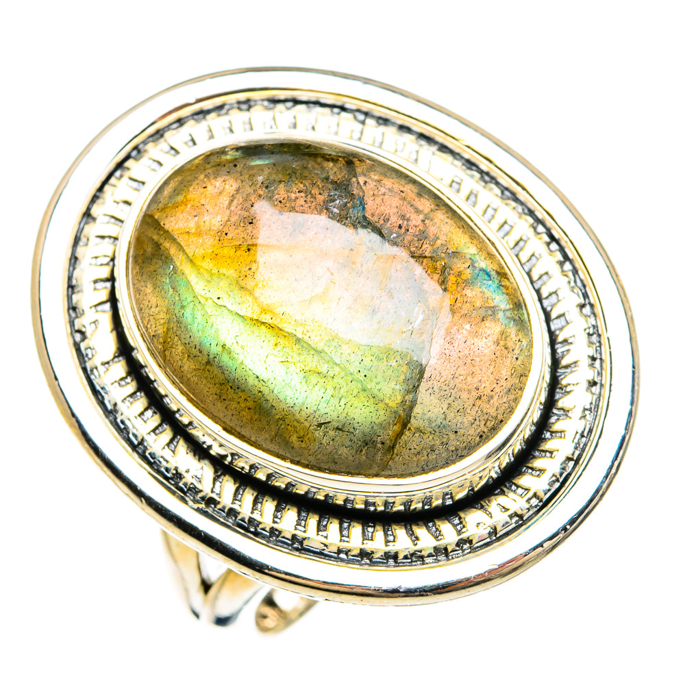 Labradorite Rings handcrafted by Anasilvercos - RING81667