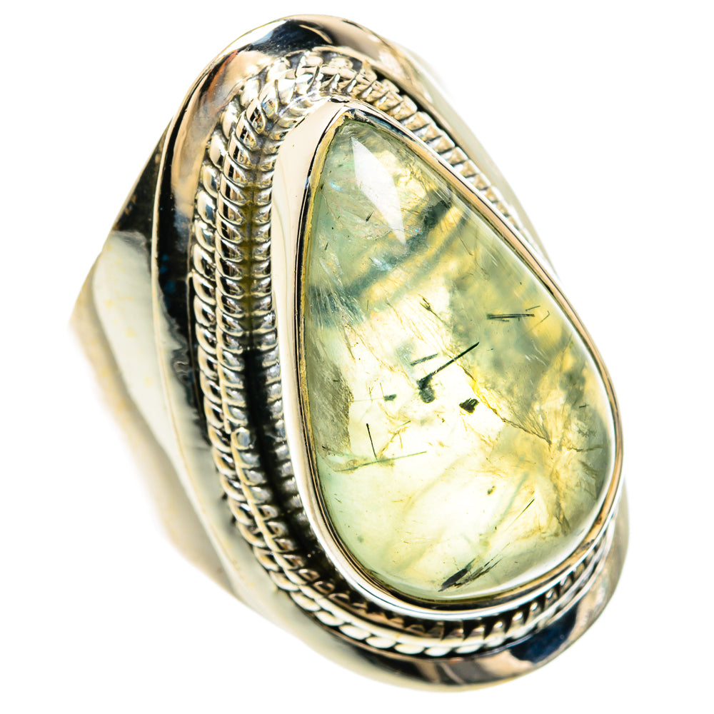 Prehnite Rings handcrafted by Anasilvercos - RING81671