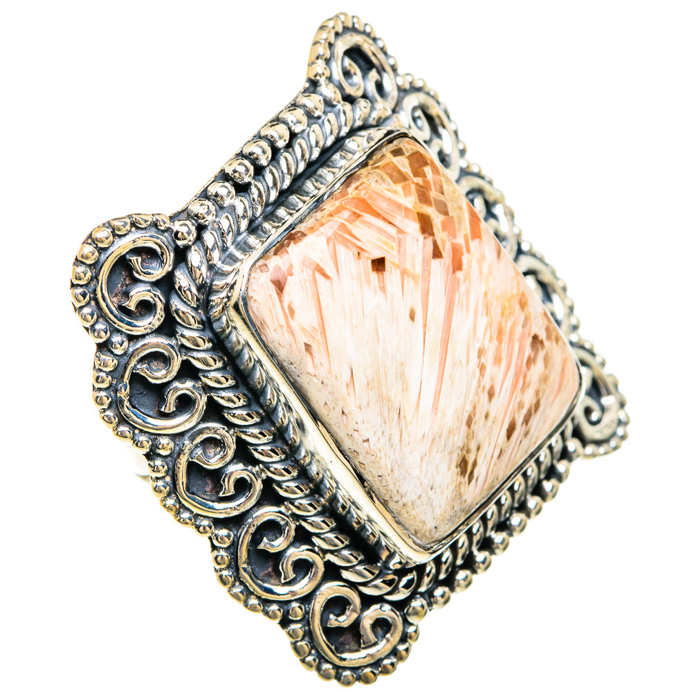 Scolecite Rings handcrafted by Anasilvercos - RING81678