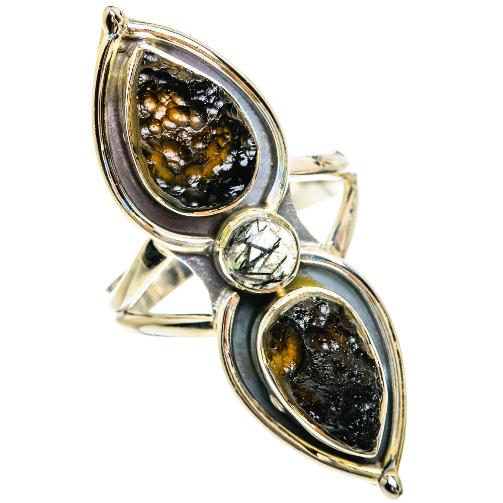 Tektite Rings handcrafted by Anasilvercos - RING81686