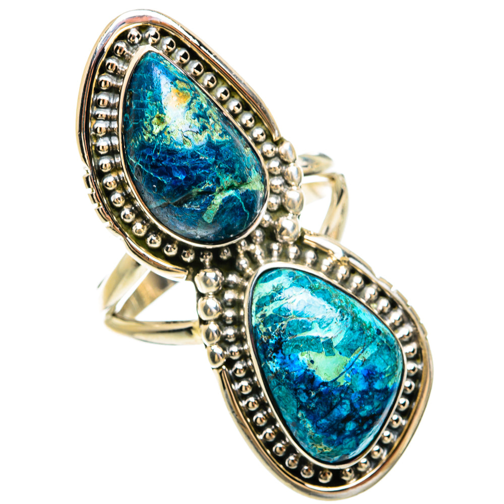 Azurite Rings handcrafted by Anasilvercos - RING81697