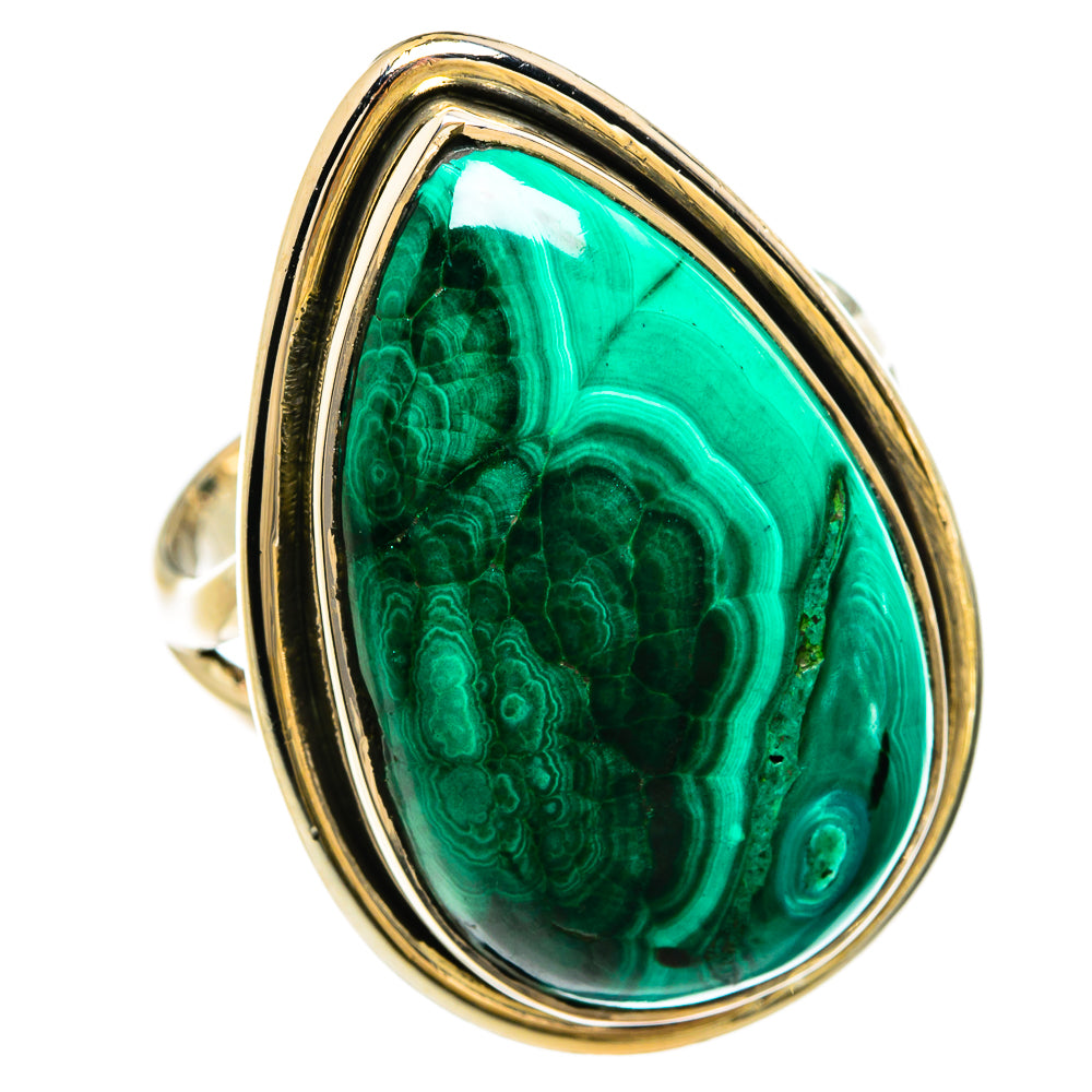 Malachite Rings handcrafted by Anasilvercos - RING81708